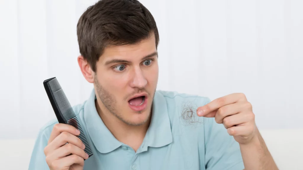 hair transplant shock loss